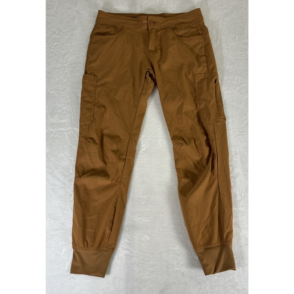 PrAna Pants Womens Size 4 Regular Tan Khaki Color Standard Fit Jogger BnftsChrty